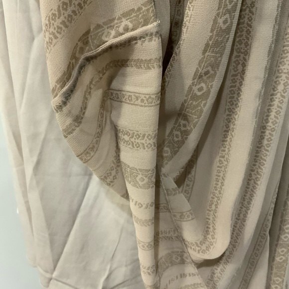 Free People Dress Tan Penny Georgette Babylon Mini XS - Picture 9 of 10